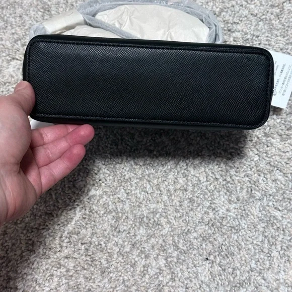 NWT Kate Spade Holiday Black Glitter Tinsel Small Dome Crossbody in - Picture 9 of 9